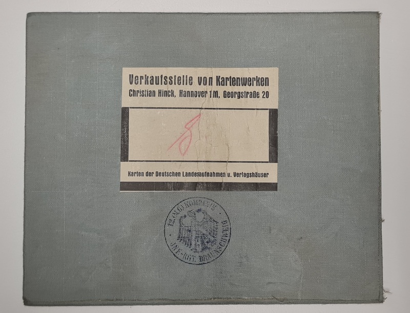 Karte des Deutschen Reiches 262. Celle