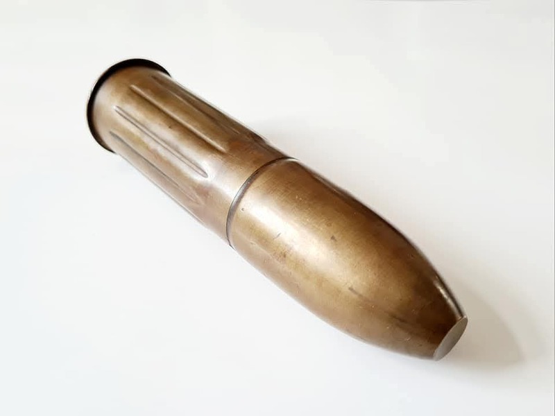 3,7 cm Exerzier-Patrone der Kaiserlichen Marine für die Flak Maxim M14
