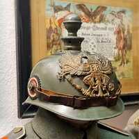 Artillerie-Pickelhaube für Mannschaften, Modell 1915